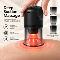 Masseur à ventouses électrique pour drainage des méridiens, anti-cellulite, amincissement par ventouses sous vide et machine Guasha