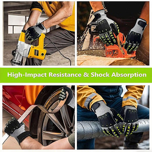 Guantes De Rabajo Seguridad Anti Impacto Resistentes Al Impacto Antipacto protettore Anti Impacto Para Guantes Con Anti impatto - Product Image 6