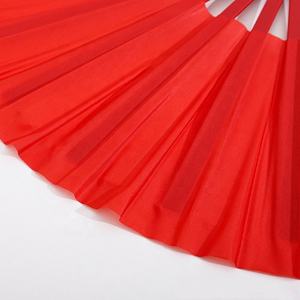 Ventilador de mano de plástico de bambú con ventilador plegable de 33Cm de longitud Kong Fu ventilador de mano Clark personalizado para promoción y Festival - Product Image 6