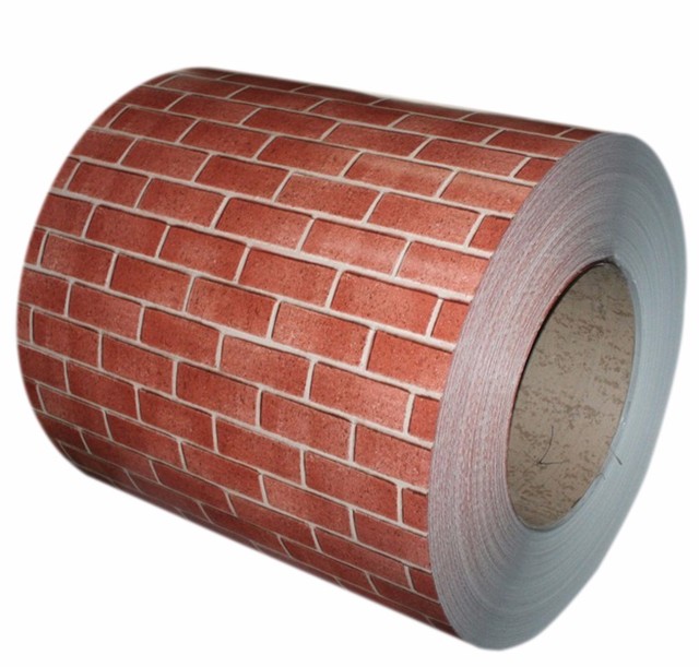 Brick/marble Grain Steel Ppgi Printing Brick Stone Pattern Plate Customized Color Metal Prepainted Galvanized Steel Coils