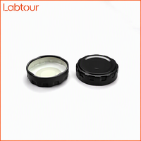 Bouchon à vis en métal étamé de haute qualité 38 mm pour bouteilles et bocaux, anti-enfants, étanche, écologique, qualité alimentaire, facile à utiliser