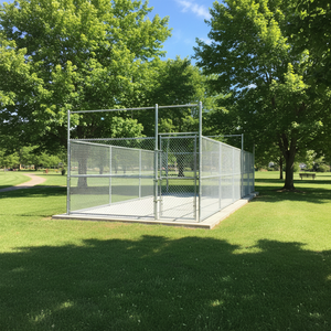 Clôture en <span class=keywords><strong>treillis</strong></span> métallique galvanisé <span class=keywords><strong>pour</strong></span> jardins, cages à frappeurs, <span class=keywords><strong>treillis</strong></span> et portails avec maille personnalisable, durable - Product Image 2