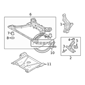 62418-N9100 62418-N9100 Aislante Delantero para <span class=keywords><strong>Tucson</strong></span> 2022-2024, Piezas Originales OEM 62418-N9100 Disponibles en Línea - Product Image 1