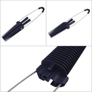 Serre-câble en nylon résistant aux UV pour câbles à fibres optiques ADSS PA1500 PA2000, idéal pour les réseaux de télécommunications extérieurs - Product Image 6