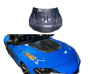 High Quality Dry or Wet Carbon Fiber Hood Front bonnet Engine Cover Fits For Toyota Supra A90 A91 2019-2024