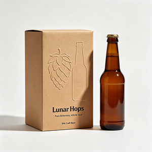 Boîte de présentation et de stockage en carton pliable avec logo personnalisé de qualité supérieure pour la bière artisanale India <span class=keywords><strong>Pale</strong></span> <span class=keywords><strong>Ale</strong></span> - Product Image 2