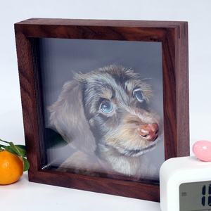 شخصية حديثة 3D رسمت باليد لوحات فنية تذكارية نابضة بالحياة الاكريليك الحيوانات الأليفة النفط هدية الصورة المتوسطة - Product Image 1