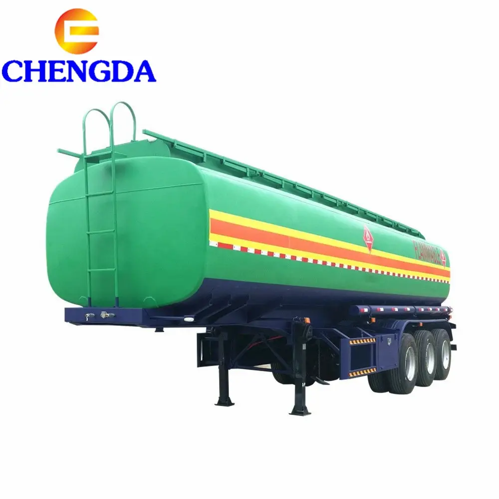 China Chemie-Phosphorsäure-Auflieger für Transport Kraftstoff Öl Benzin Tanker Kraftstofftank-Auflieger