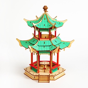 Nuevas llegadas DIY creativo 3D madera artesanía rompecabezas caja de música para el hogar adornos niños adultos juguete regalos de cumpleaños - Product Image 2