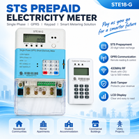 Meter Energi Prabayar STS Fasa Tunggal dengan Solusi Teknologi Tinggi CIU untuk Manajemen Energi DLMS/COSEM Dengan Sistem Vending Gratis