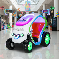 Machine de jeu d'arcade de course en fibre de verre à monnayeur pour enfants, avec écran en anglais, pour Centres de jeux, Parcs d'attractions et Centres commerciaux