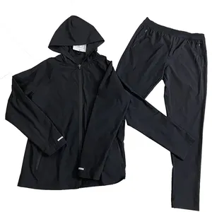 Custom Activewear Hoge Kwaliteit Windjack Set Heren Sportkleding Blank Hardloopsport Nylon Trainingspakken