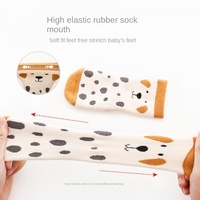 Chaussettes antidérapantes pour enfants, en tricot doux, motif animal, semelle antidérapante, chaussettes de marche intérieures pour bébés et tout-petits, pour la vente en gros, la boutique et la personnalisation OEM