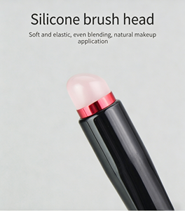 Ensemble de pinceaux de maquillage vegan de luxe de haute qualité avec logo personnalisé, outils cosmétiques à marque privée, 8 pinceaux pour le visage - Product Image 3