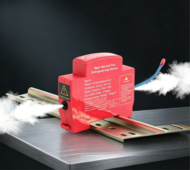 CE Automatic Heat Activated Aerosol Fire Extinguishing Device Mini Self Acting Fire Suppression System for Electrical Cabinet