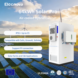 Gabinete de Baterías de 64 kWh, Compatible con Inversores Híbridos, Conexión PV, Expandible, Gestión en la Nube, para Granjas Solares y Distribuidores C&I - Product Image 1