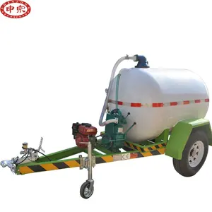 Tarım 1500 litre kanalizasyon tankı vakum pompası tankı römork