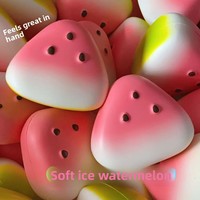 Jouet anti-stress en PU souple à rebond ultra-lent, en forme de pain hawaïen, en stock, idéal pour les 14 ans et plus, comme cadeau ou souvenir de fête