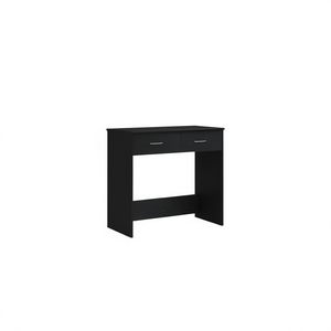 Scrivania per computer in legno ingegnerizzato nero, 31,5 x 15,75 x 29,53 pollici, design elegante, mobili per ufficio domestico - Product Image 1
