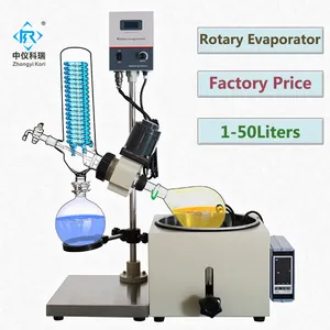 Lab Chemical Mini Desktop Rotary Evaporator Laboratory Rotating Evaporation Round bottom flask