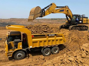 Skt90s 6x4 60 tấn Tải trọng ngầm khai thác mỏ truckwide cơ thể khai thác mỏ xe tải skt90s cho tôi - Product Image 2