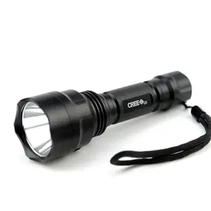 High quality aluminum alloy 18650 rechargeable battery led flashlight