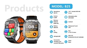 Reloj Inteligente DF B25 4G con Pantalla Táctil Rectangular a Color, Cámara y Múltiples Funciones - Product Image 2