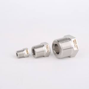 بيع بالجملة ZhiYe 2 بوصة * 1 بوصة <span class=keywords><strong>316L</strong></span> تركيب أنثى الفولاذ المقاوم للصدأ المخفض جلبة عرافة - Product Image 6