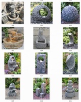 Fuentes de agua de piedra para lavabo de jardín