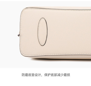 กระเป๋าโท้ทหนัง PU ดีไซน์หรูหราสั่งทำได้ ขายส่ง กระเป๋าสะพายข้างสีพื้นทันสมัยสำหรับผู้หญิง - Product Image 5