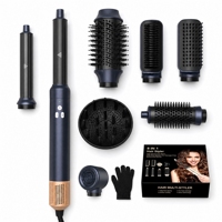 Multi-styler de haute qualité avec 3 réglages de chaleur, ensemble sèche-cheveux 8-en-1, boucleur automatique pour la vente en gros
