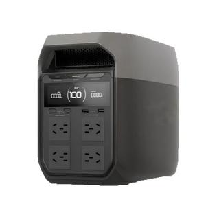 بطارية محمولة خارجية دلتا <span class=keywords><strong>3</strong></span> ليثيوم فوسفات الحديد مع شحن سريع MPPT وشاشة رقمية وموجة جيبية نقية 220 فولت للتخييم والرحلات الخارجية - Product Image 1