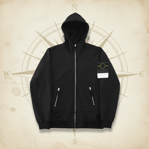 Luxury island fashion casual metal nylon windproof and waterproof reflective lightweight <b>jacket</b> for men - Product Image 6