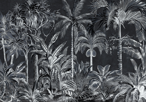 Pintura 3D naturaleza <span class=keywords><strong>Mural</strong></span> decoración de pared Fondo papel de pared hojas tropicales papel tapiz para dormitorio - Product Image 6