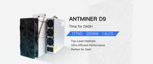 เครื่องขุดเหรียญ Bitmain Antminer D9s รุ่นใหม่ 1770G สำหรับขุด <span class=keywords><strong>Dash</strong></span> ด้วยอัลกอริทึม X11 แบบ ASIC - Product Image 5