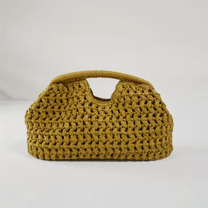 Elegante Borsa a Tracolla Intrecciata da Donna, Pochette <span class=keywords><strong>in</strong></span> Paglia, Borsa da Spiaggia <span class=keywords><strong>in</strong></span> <span class=keywords><strong>Rafia</strong></span> alla Moda, Nuova Borsa Versatile Estiva da Donna - Product Image 3
