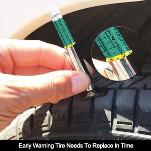 Mechanische 32-delige slimme kleurgecodeerde bandenprofielmeter - Product Image 6