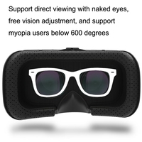 Dropshipping VR SHINECON G06A Lunettes VR pour téléphone portable Tête de réalité virtuelle 3D portant des lunettes de jeu numériques