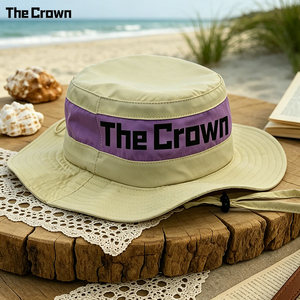 Custom Logo Vacation Bucket <b>Hat</b> With Adjustable Chin Strap And Drawstring Wholesale Bulk Sun <b>Hat</b> Manufacturer - Product Image 3