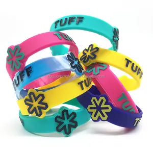 Personalized Custom Activity Logo Silicone Wristbands Rubber Bracelet Wrist Band For Party
