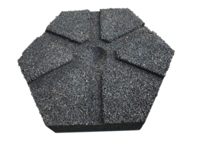 Carreaux de sol en caoutchouc SBR personnalisé, 50mm, pavés de caoutchouc pour aire de jeux, jardin, passerelles, cour et balcon - Product Image 4