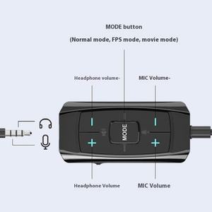 <span class=keywords><strong>Tarjeta</strong></span> <span class=keywords><strong>de</strong></span> <span class=keywords><strong>sonido</strong></span> Virtual <span class=keywords><strong>externa</strong></span> USB <span class=keywords><strong>de</strong></span> 7,1 canales <span class=keywords><strong>para</strong></span> computadora portátil juego HD Audio libre controlador micrófono-Adaptador <span class=keywords><strong>de</strong></span> computadora - Product Image 4