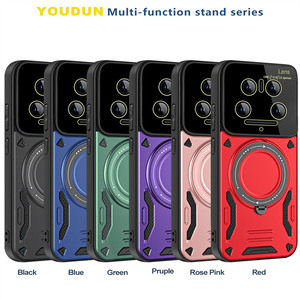 Para Xiaomi 14 Ultra 14T 13T <span class=keywords><strong>12T</strong></span> 13 <span class=keywords><strong>Pro</strong></span> <span class=keywords><strong>Redmi</strong></span> K60 Funda ultra magnética Protección de lente de cámara 360 Soporte giratorio Contraportada - Product Image 6