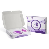 Boîte en carton ondulé violette vierge en gros, personnalisable, pour l'expédition et une expérience d'ouverture de colis de luxe pour le e-commerce