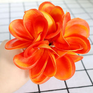 DREA Hawaii <span class=keywords><strong>Plumeria</strong></span> Hibiscus saç DIY köpük çiçekler düğün tatil plaj parti dekorasyon doğal duygu <span class=keywords><strong>PU</strong></span> yumurta çiçekler - Product Image 6