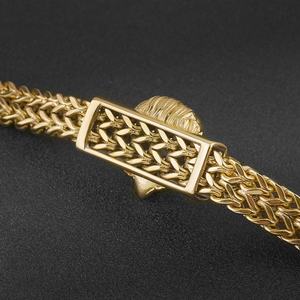 Nuevo Brazalete de Acero Inoxidable para Hombre, Diseño Retro de León, Estilo Punk, Joyería Simple para la Mano - Product Image 4