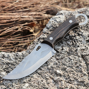 Dao bếp cán gỗ Hồng Nhĩ, dao chặt thịt, dao thái thịt nướng, dao lọc da, dao thẳng nấu ăn ngoài trời, bán buôn - Product Image 5