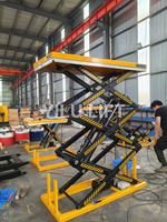 YILU LIFT Pengangkat Gunting Hidrolik Elektrik Silinder Ganda dengan Konstruksi Baja Tahan Karat untuk Jalur Perakitan