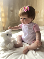 Fábrica personalizada 3D piel pintada Reborn muñecas silicona recién nacido bebé niña juguete suave