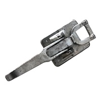 Remorque de camion crochets de fixation en métal loquet de porte à ressort raccord de serrure de porte serrure latérale de remorque stabilisateur serrure de porte